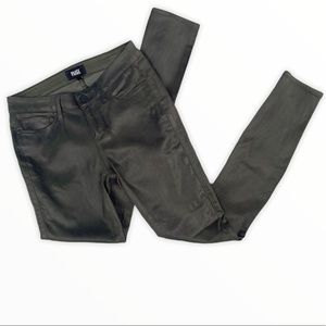 Paige Verdugo Ultra Skinny Army Luxe Coated Jeans